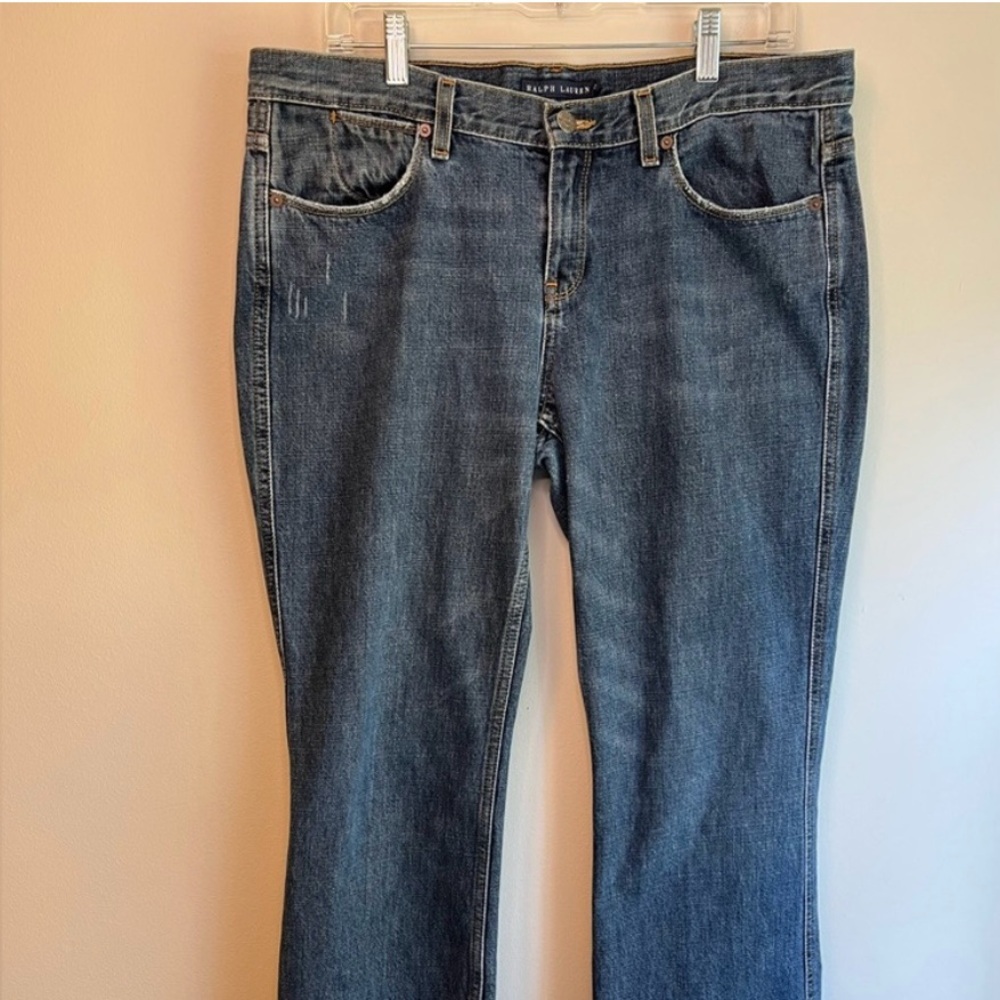 Ralph Lauren Men’s  100% Cotton Straight Leg Denim Jeans Waist 36”